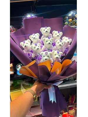 Işıklı Ayıcık Buketi